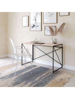 Yazmine Desk Natural & Black