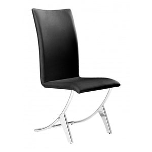 Delfin Dining Chair Black (Set of 2) - Black