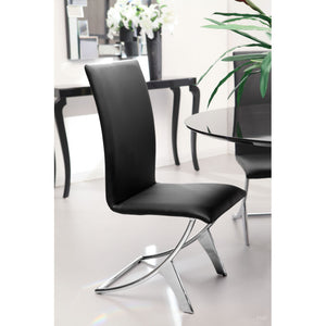 Delfin Dining Chair Black (Set of 2) - Black