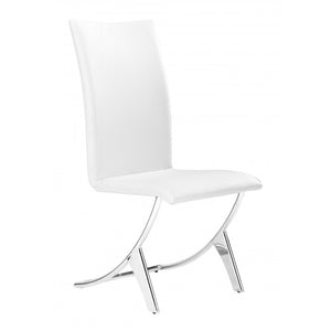 Delfin Dining Chair White (Set of 2) - White