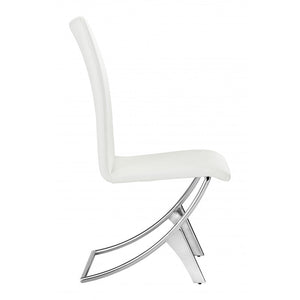 Delfin Dining Chair White (Set of 2) - White