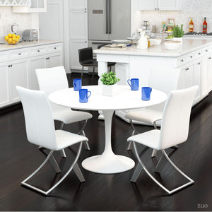 Delfin Dining Chair White (Set of 2) - White