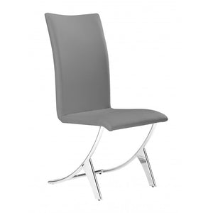 Delfin Dining Chair Gray (Set of 2) - Gray
