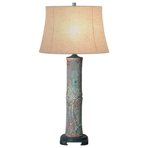 Tall Tre Bamboo Ceramic Table Lamp – Reef Glaze
