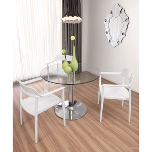 Galaxy Dining Table Chrome - Chrome