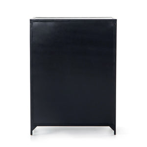 Belmont 8 Drawer Tall Dresser-Black