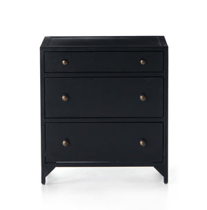 Belmont Storage Nightstand-Black