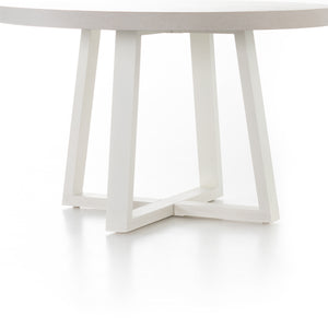Cyrus Round Outdoor Dining Table - Sand