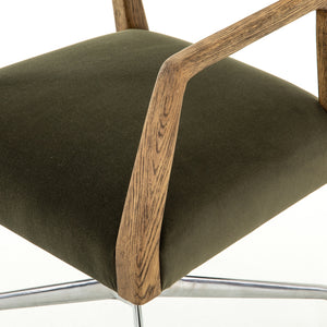 Tyler Desk Chair - Velvet Loden