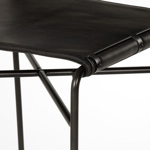 Wharton Stool-Distressed Black-Bar