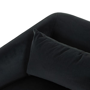 York Swivel Chair-Modern Velvet Smoke