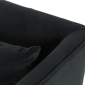 York Swivel Chair-Modern Velvet Smoke