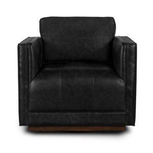 Kiera Swivel Chair-Sonoma Black