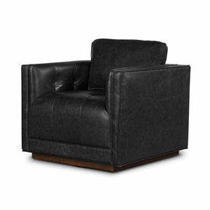 Kiera Swivel Chair-Sonoma Black
