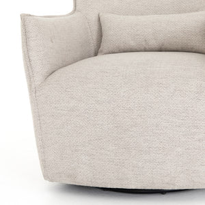 Kimble Swivel Chair-Noble Platinum