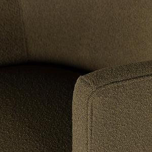 Aurora Swivel Chair-Fiqa Boucle Olive
