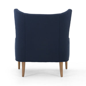 Marlow Wing Chair-Copenhagen Indigo