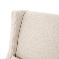 Easton - Swivel Wing Chair-Jette Linen