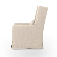 Easton - Swivel Wing Chair-Jette Linen