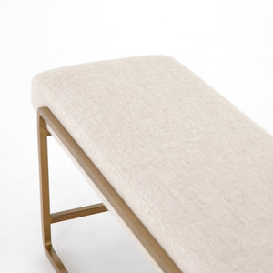 Sled Bench-Thames Cream