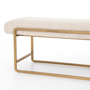 Sled Bench-Thames Cream