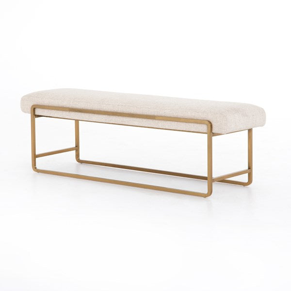 Sled Bench-Thames Cream