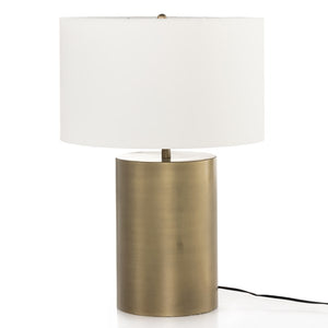 Cameron Table Lamp-Light Antique Brass