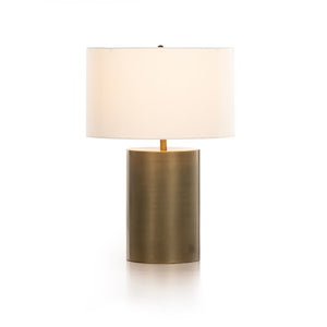 Cameron Table Lamp-Light Antique Brass