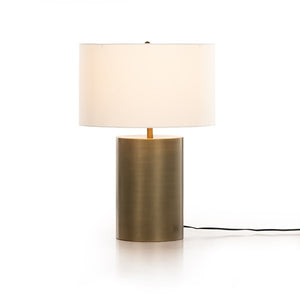 Cameron Table Lamp-Light Antique Brass