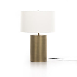 Cameron Table Lamp-Light Antique Brass