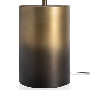 Cameron Table Lamp-Ombre Antique Brass