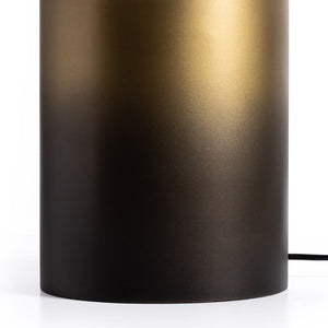 Cameron Table Lamp-Ombre Antique Brass