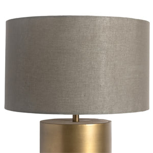 Cameron Table Lamp-Ombre Antique Brass