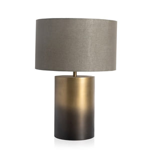 Cameron Table Lamp-Ombre Antique Brass