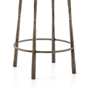 Westwood Stool-Antique Brass-Counter