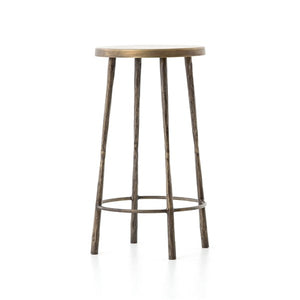 Westwood Stool-Antique Brass-Counter