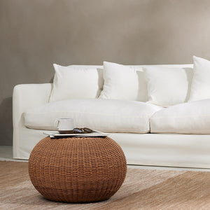 Phoenix Outdoor Accent Stool-Vintage Nat