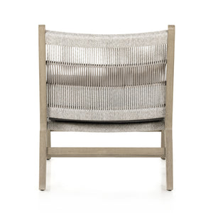 Julian Outdoor Teak Lounge Chair - Weathered Grey