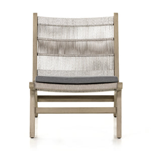 Julian Outdoor Teak Lounge Chair - Weathered Grey