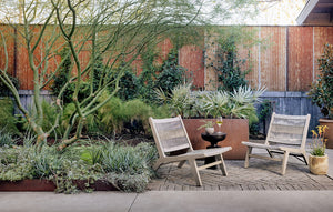 Julian Outdoor Teak Lounge Chair - Weathered Grey