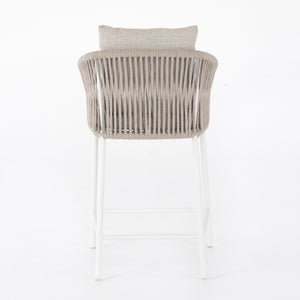 Porto Outdoor Counter Stool - White