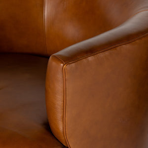 Mila Swivel Chair-Riviera Cognac