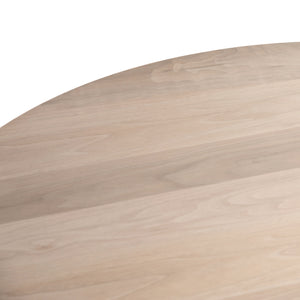 Hudson Round Coffee Table - Ashen Walnut