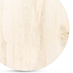 Hudson Round End Table-Bleached