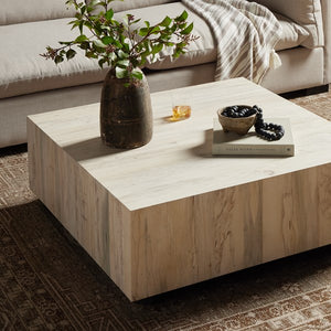 Hudson Square Coffee Table-Bleached