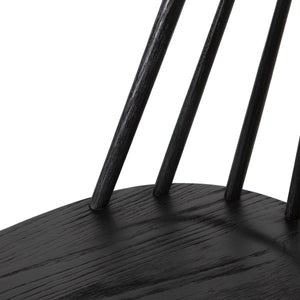 Lewis Windsor Chair-Black Oak
