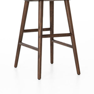 Union Saddle Counter Stool-Dist Black