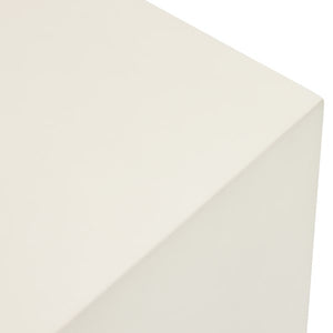 Parish Concrete Cube-White Concrete