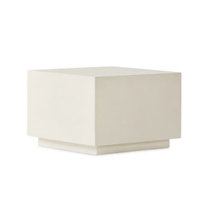Parish Concrete Cube-White Concrete