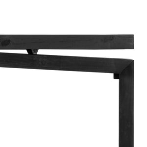 Matthes Console Table-Aged Black Pine